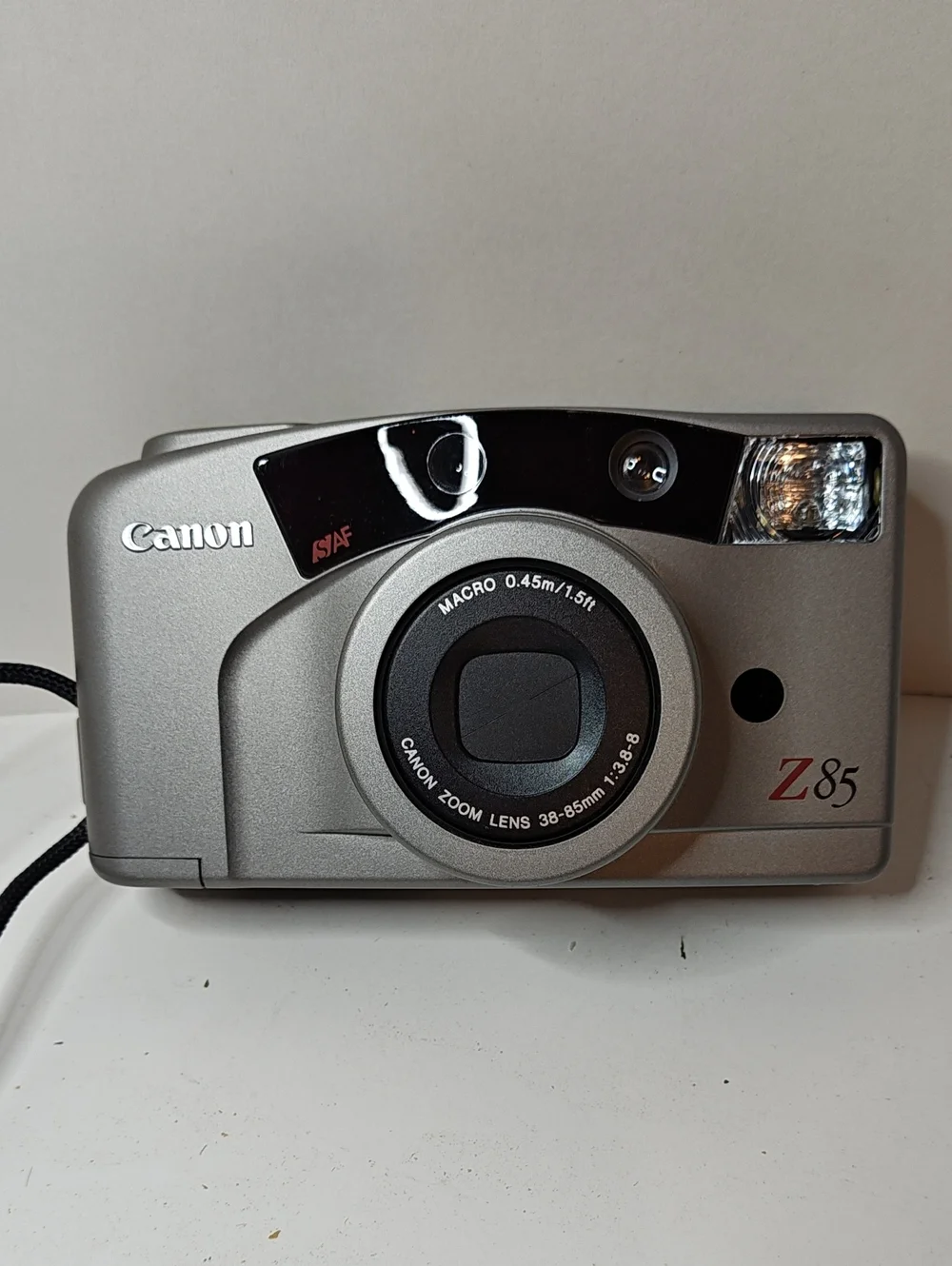 Canon Z85 Silver and Black Compact Film Camera